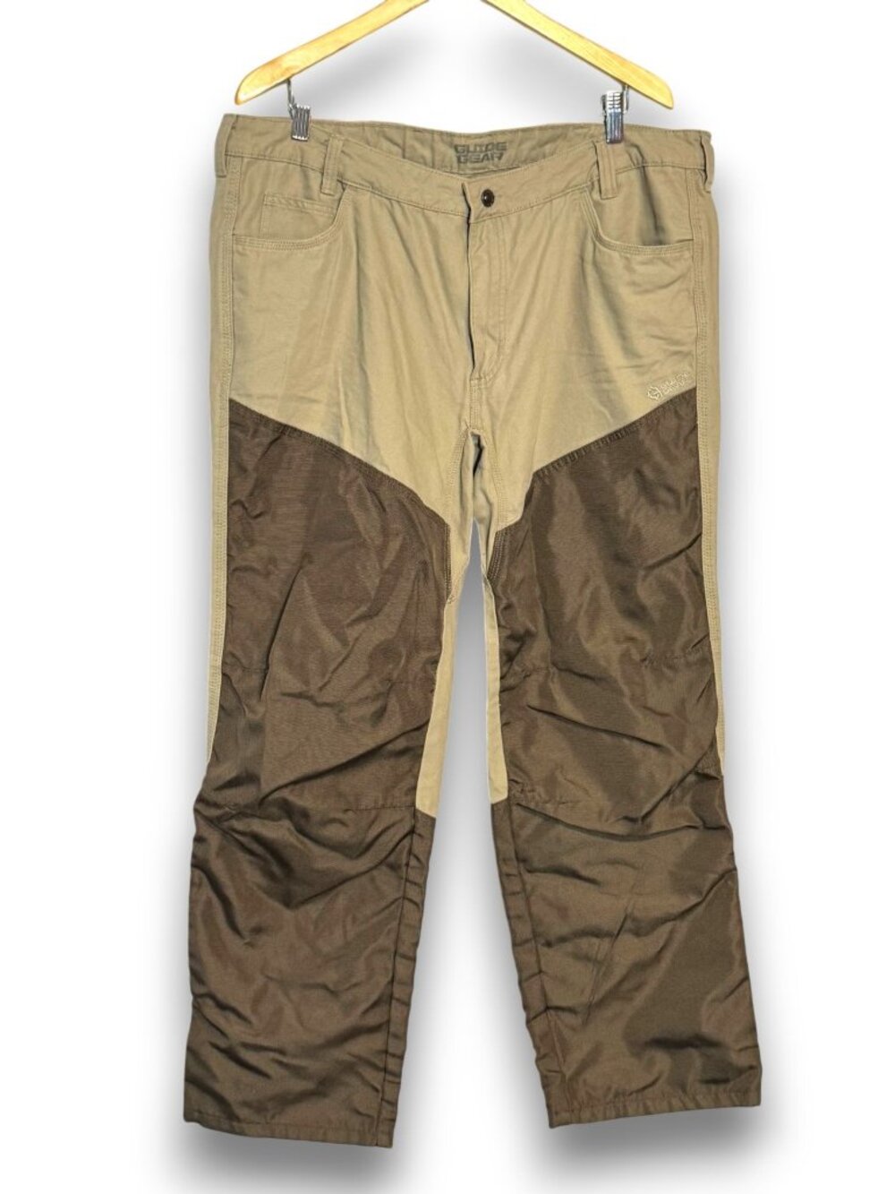 Guide Gear Mens Upland Brush Hunting Pants Khaki Brown Size 38x32